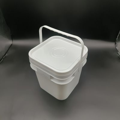 chất lượng  ODM OEM 10 Litre Square Plastic Buckets With Handles Chemical Resistance nhà máy sản xuất