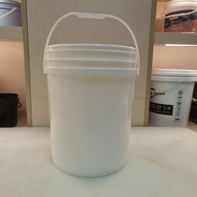 chất lượng  Seal Lid 20 Litre Round Plastic Bucket Screen Printing nhà máy sản xuất