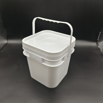 100% PP 2L 3L 5L 10L hình vuông thùng nhựa chống rơi in màn hình
