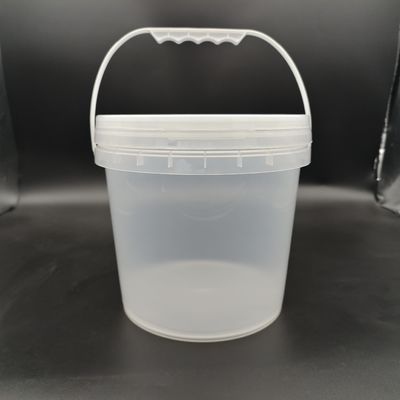 1L-25L Thùng chứa xô nhựa trong với nắp chống căng thẳng