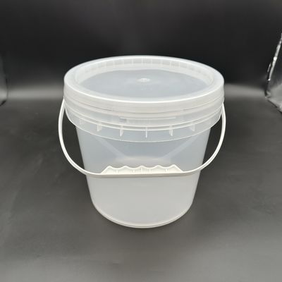 1L-25L Thùng chứa xô nhựa trong với nắp chống căng thẳng