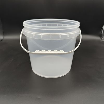 1L-25L Thùng chứa xô nhựa trong với nắp chống căng thẳng