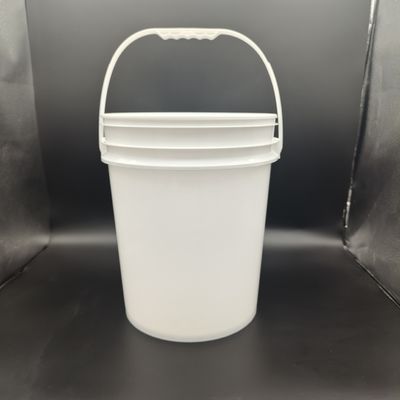 Logo tùy chỉnh Bucket nhựa tròn với in màn hình / chuyển nhiệt / in IML