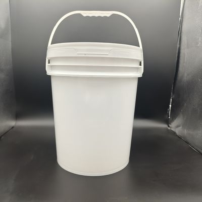Logo tùy chỉnh Bucket nhựa tròn với in màn hình / chuyển nhiệt / in IML