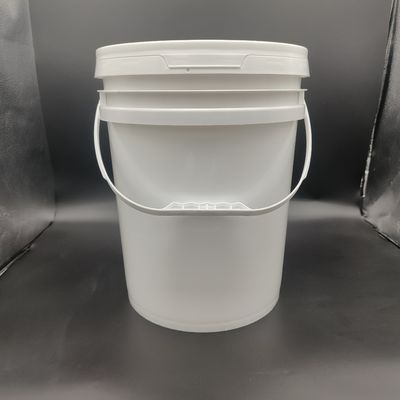 Logo tùy chỉnh Bucket nhựa tròn với in màn hình / chuyển nhiệt / in IML