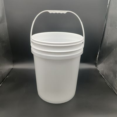 Logo tùy chỉnh Bucket nhựa tròn với in màn hình / chuyển nhiệt / in IML