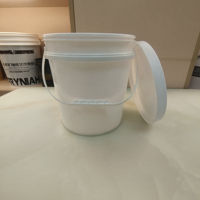 Màu trắng Đen 10L Vỏ Biếng nhựa Vật liệu PP với nắp niêm phong