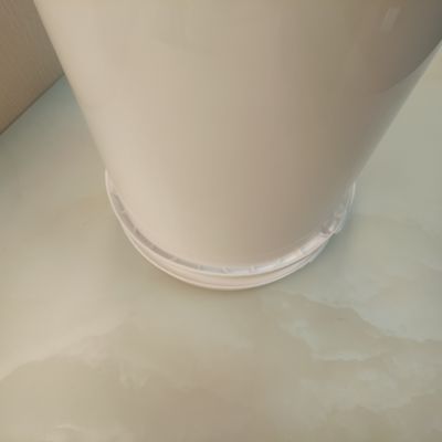 Thực phẩm lớp 5 gallon thùng nhựa màu trắng với nắp xếp lại tái chế