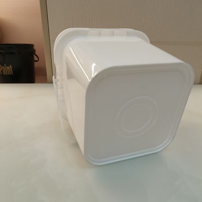 Polypropylene PP 10l Square Plastic Bucket với nắp không độc hại