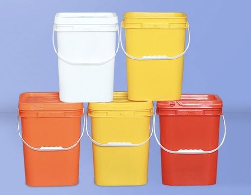 2 Lbs Quadrat Cung cấp thực phẩm thùng nhựa với nắp IML trang trí