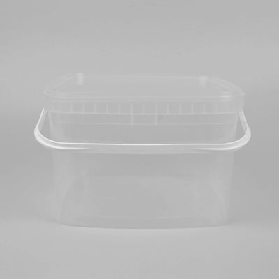 bề mặt mịn 5 gallon Transparent Plastic Bucket IML trang trí