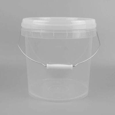 Nắm nắp thùng nhựa trong suốt 5 gallon với tay cầm kim loại