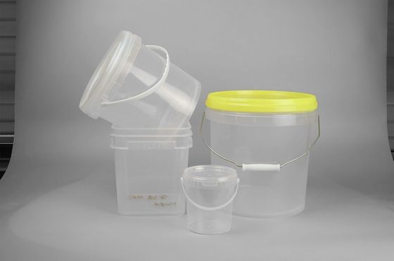 Nắm nắp thùng nhựa trong suốt 5 gallon với tay cầm kim loại