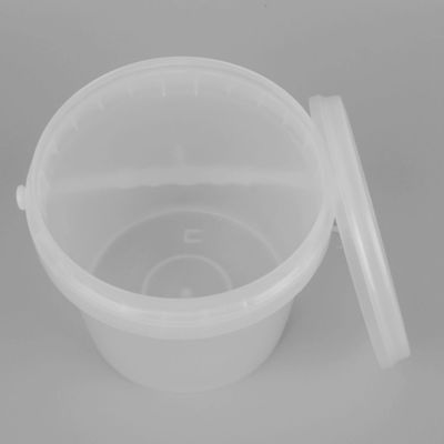 bề mặt mịn 5 gallon Transparent Plastic Bucket IML trang trí