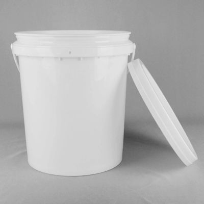 20l xô màu trắng loại thực phẩm với nắp BPA miễn phí được FDA chấp thuận