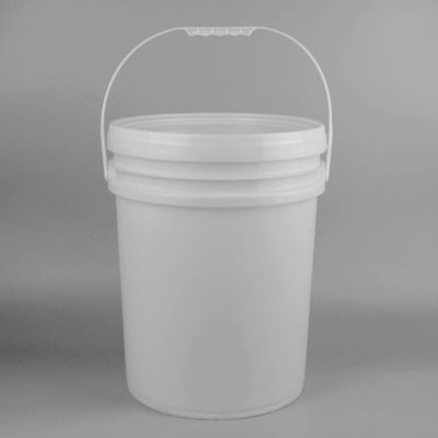 20l White Lubricant Bucket With Metal Handle OEM ODM