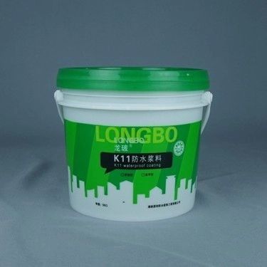 Chất chống rò rỉ tái sử dụng 1 gallon ronde 1 giếng sơn nhựa với nắp