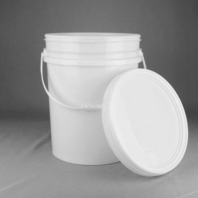 OEM ODM 5 gallon thùng nhựa với nắp Đen 5 gallon xô