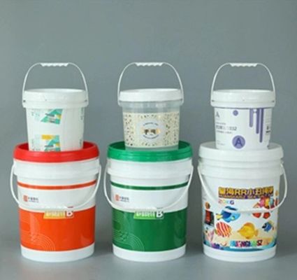1-25L Capacity Round Plastic Fertilizer Bucket With Lid (Chất bón bằng nhựa tròn với nắp)