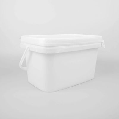 Giữ ergonomic 20l Quảng trường lưu trữ xô với nắp chống rỉ sét