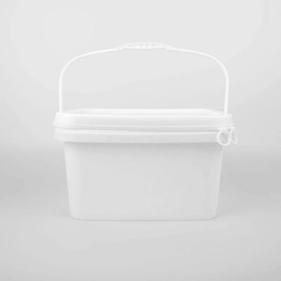 Giữ ergonomic 20l Quảng trường lưu trữ xô với nắp chống rỉ sét