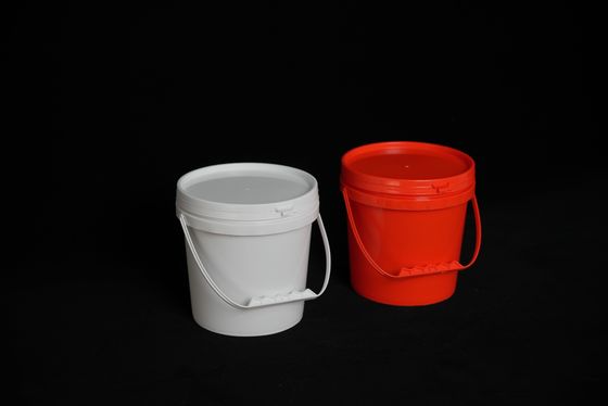 Không khí chống rò rỉ IML trang trí chất lượng thực phẩm nắp vòng xô với tay cầm